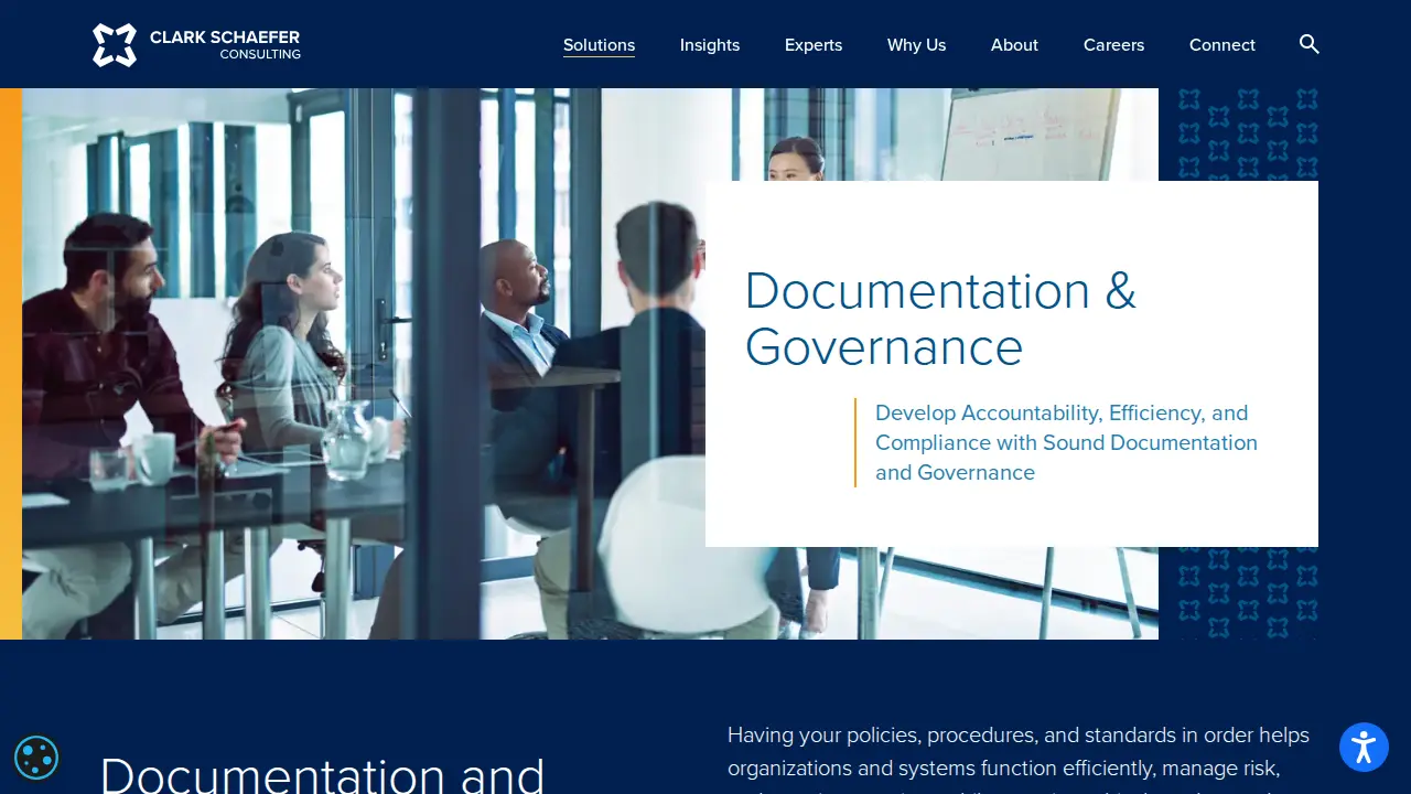 Clark Schaefer Consulting page