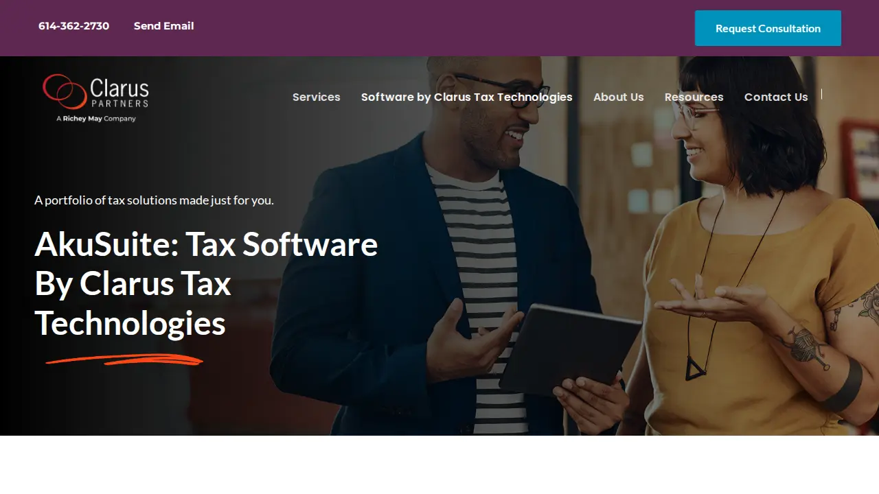 Clarus Partners Advisors, A Richey May Company page