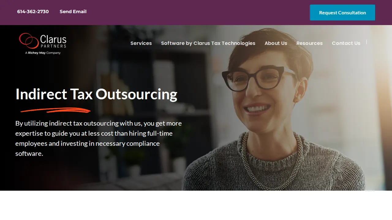 Clarus Partners Advisors, A Richey May Company page