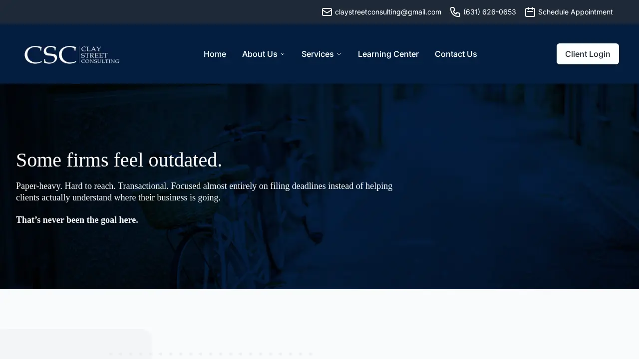 Clay Street Consulting, LLC page