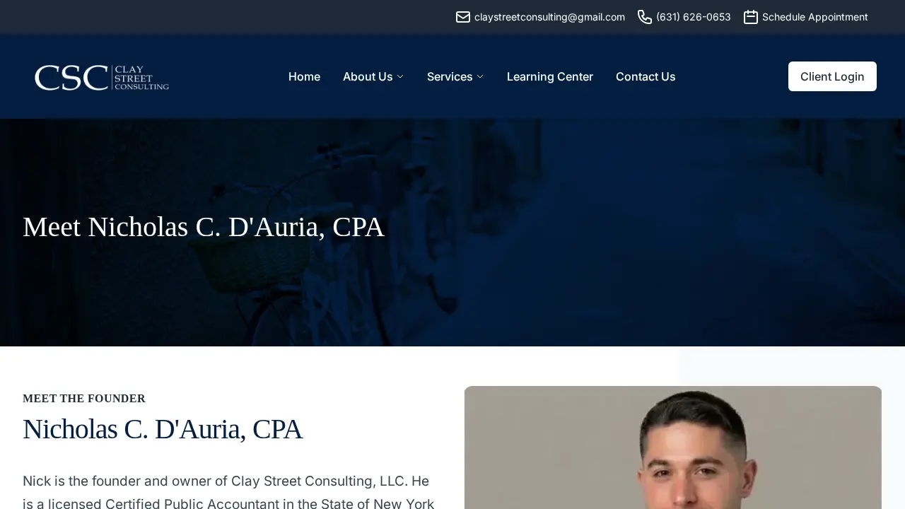 Clay Street Consulting, LLC page