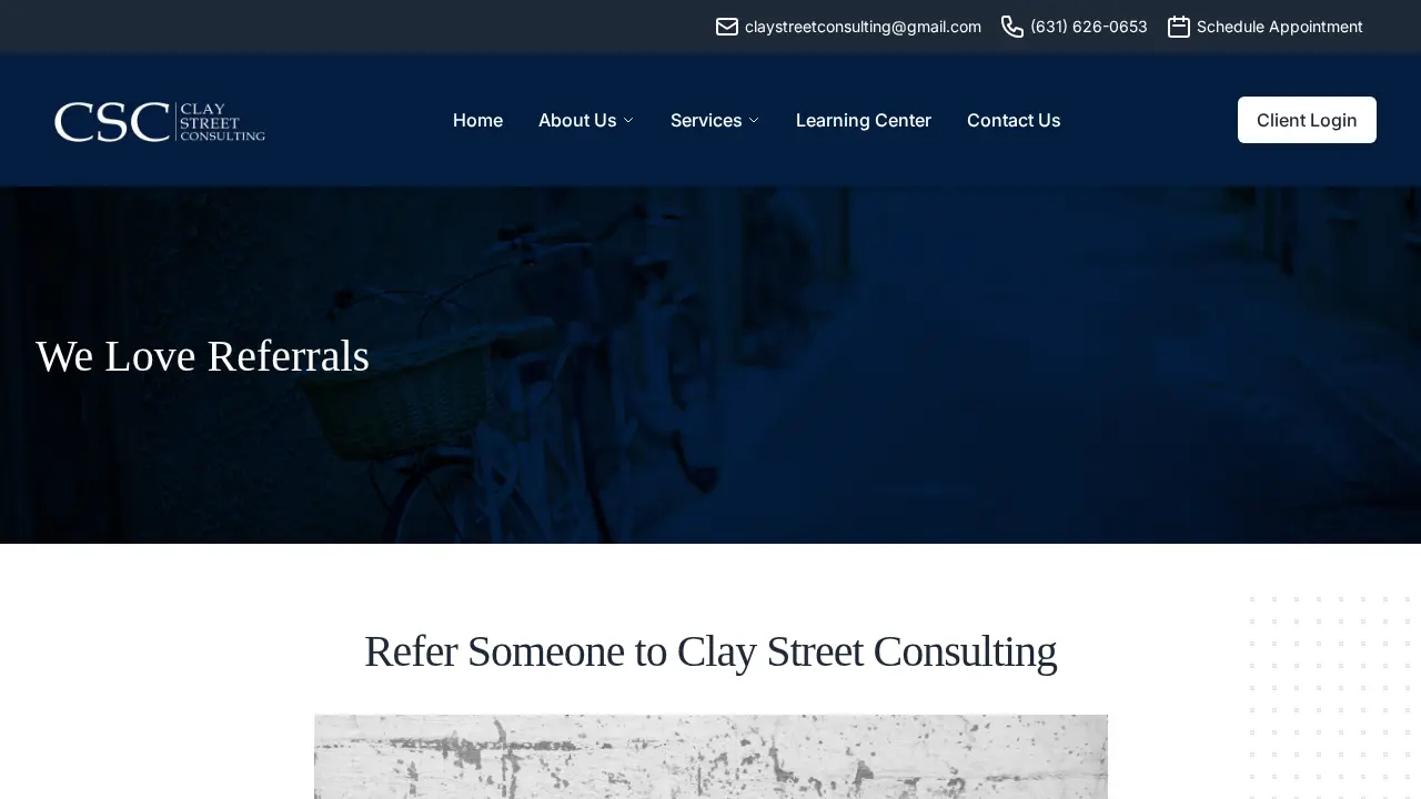 Clay Street Consulting, LLC page