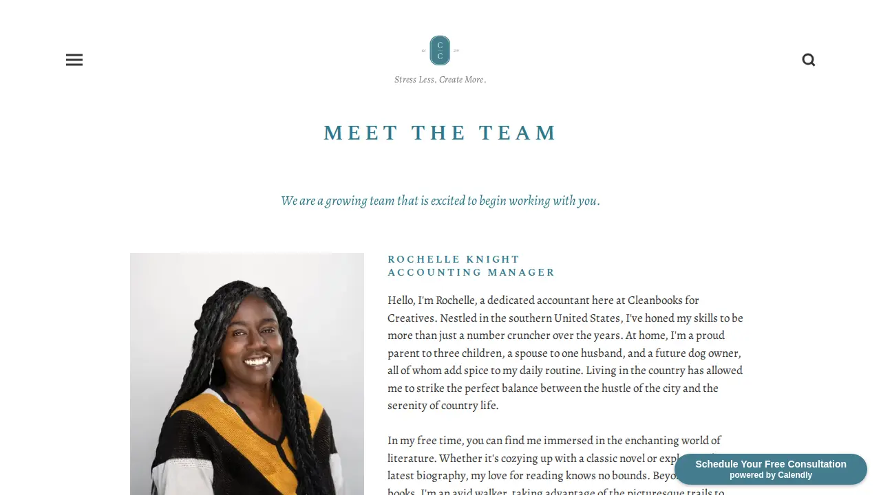 Cleanbooks for Creatives LLC page