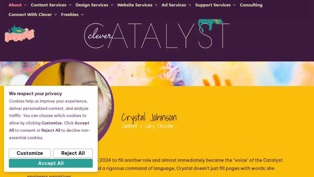 The Clever Catalyst, LLC page