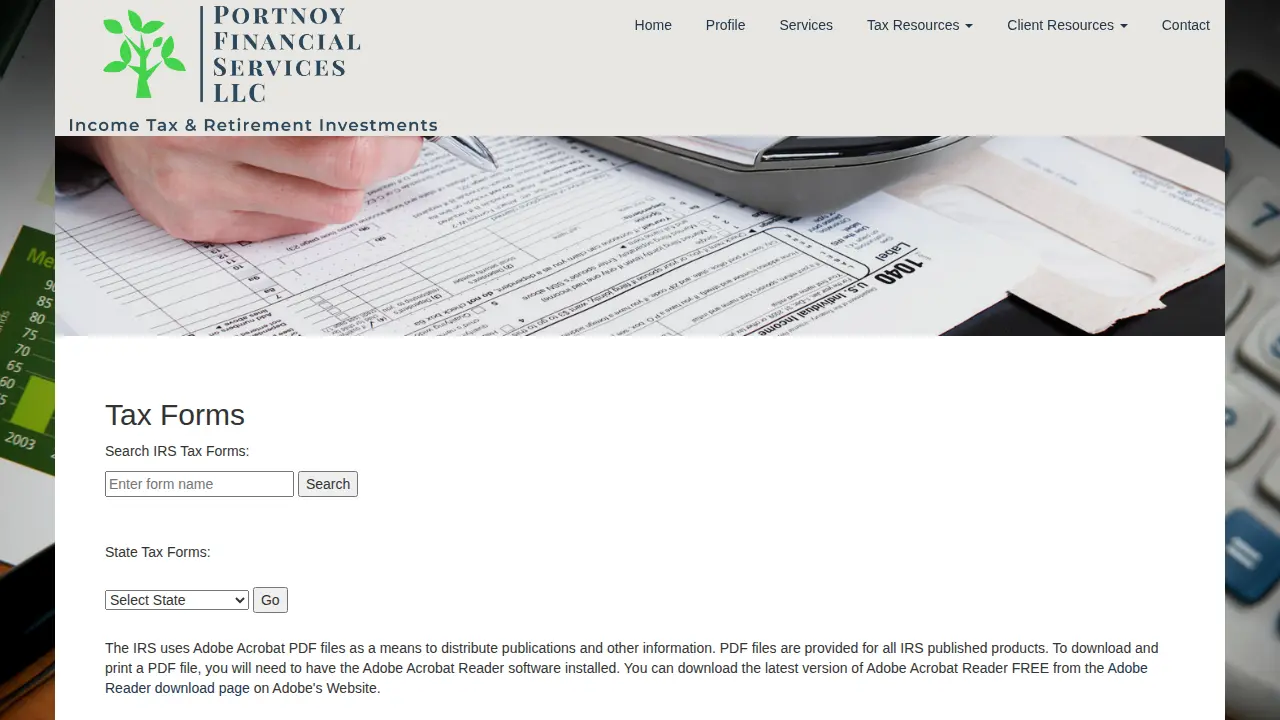 Portnoy Group of Companies page