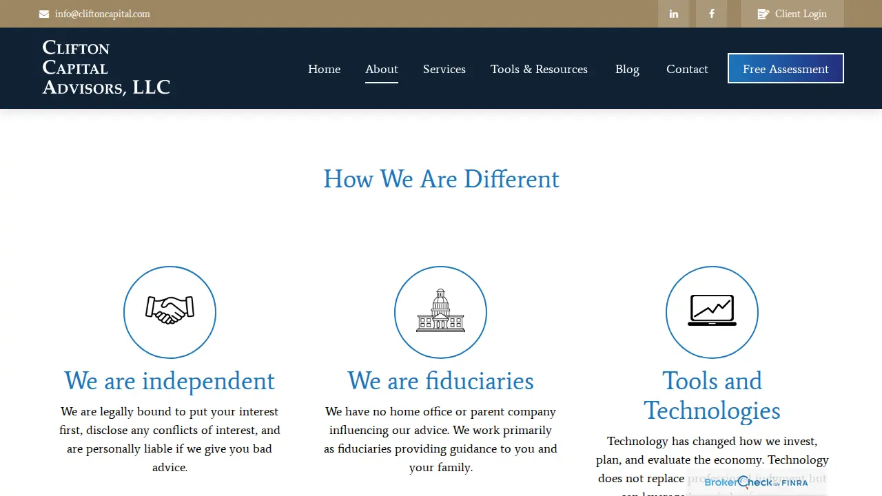 Clifton Capital Advisors, LLC page
