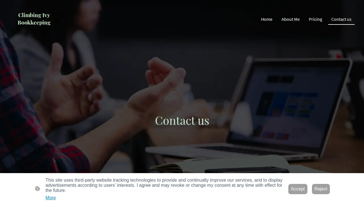 Climbing Ivy Bookkeeping page