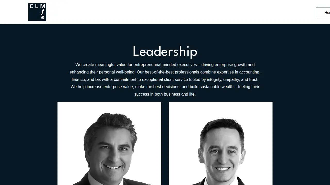 CLM Advisors page