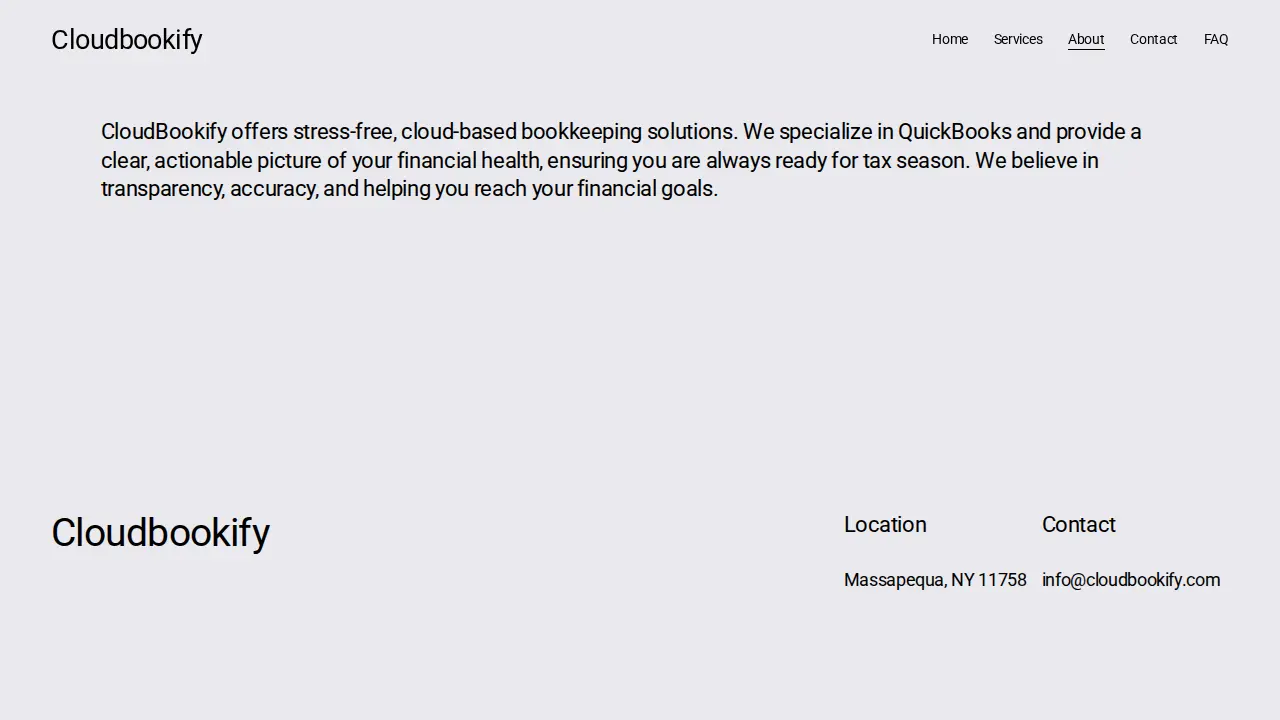 CloudBookify page