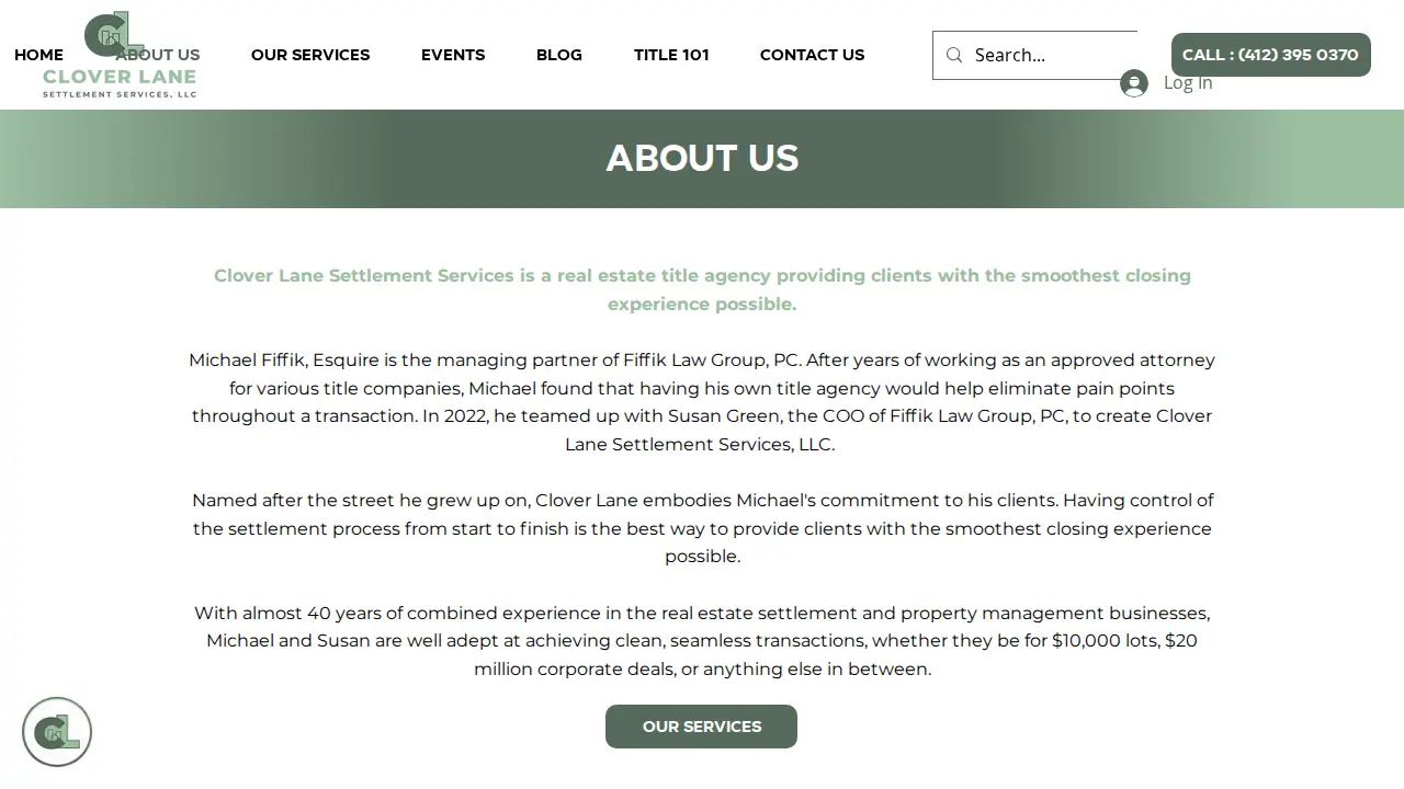 Clover Lane Settlement Services, LLC page