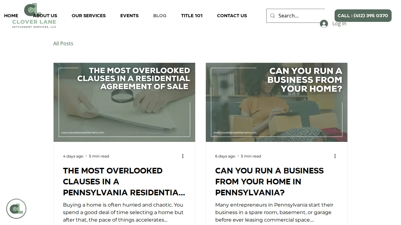Clover Lane Settlement Services, LLC page
