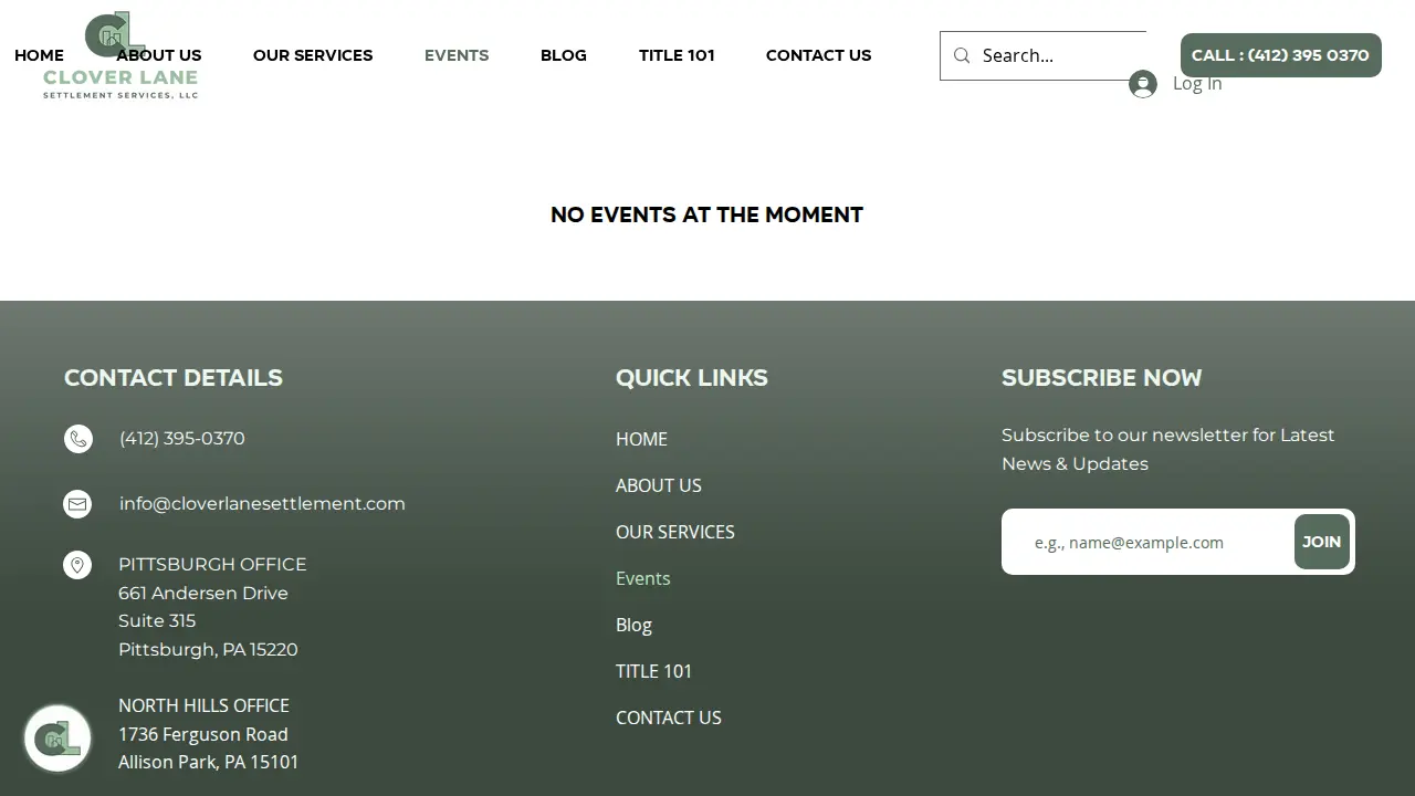 Clover Lane Settlement Services, LLC page