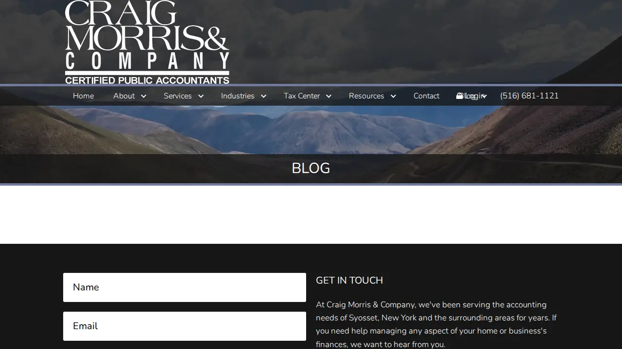 Craig Morris & Co page