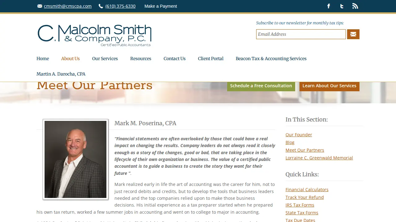 John S. Sardella, CPA page