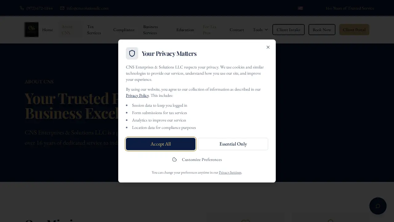 CNS Enterprises & Solutions LLC page