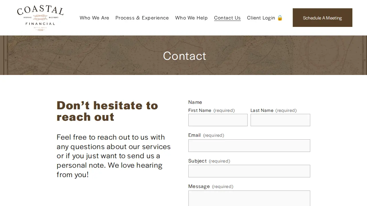 Coastal Financial page
