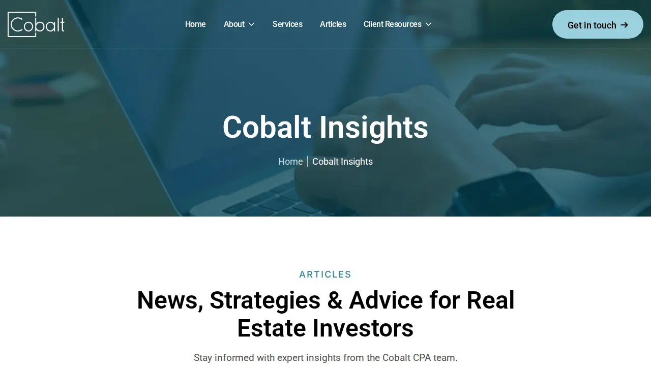 Cobalt, P.C. page