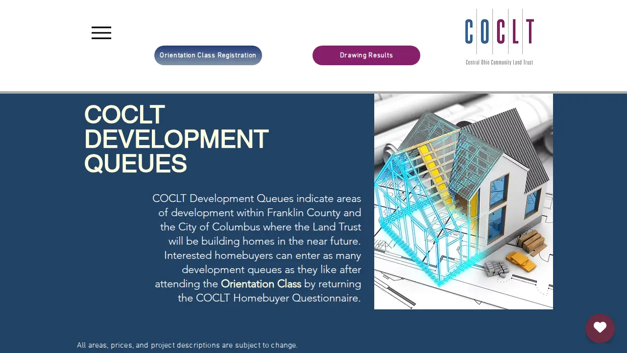Central Ohio Community Land Trust page