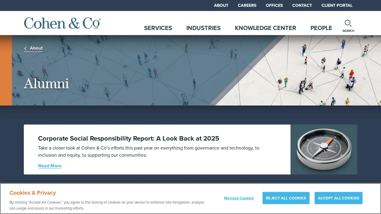Cohen & Co page
