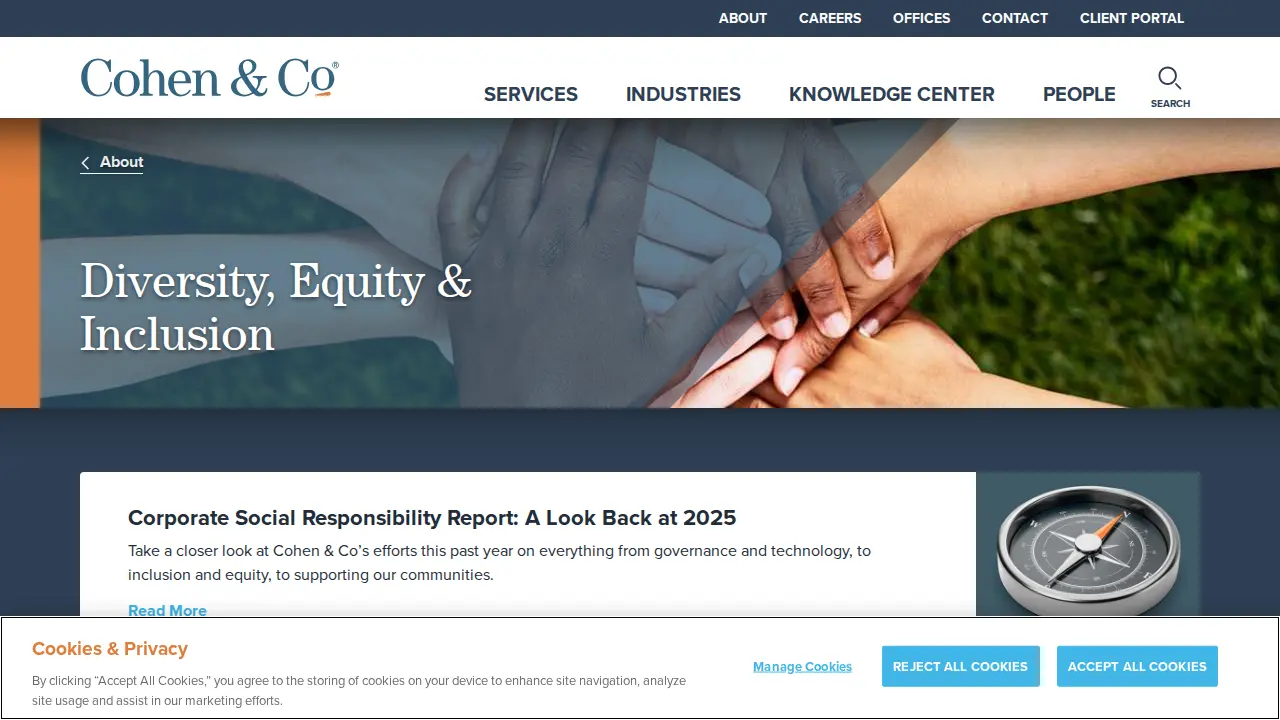 Cohen & Co page