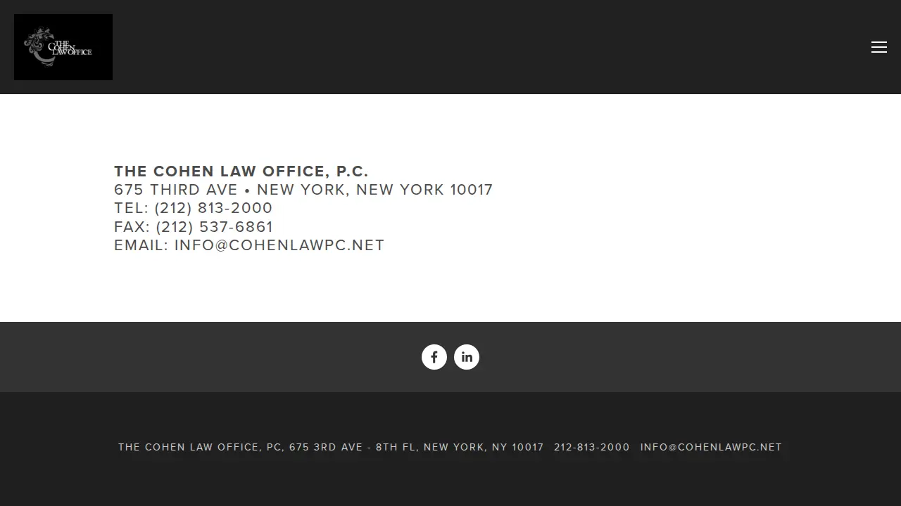 The Cohen Law Office, PC page