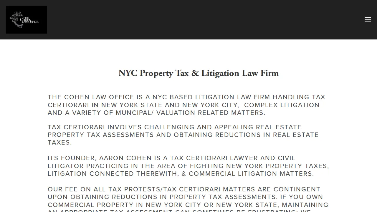 The Cohen Law Office, PC page