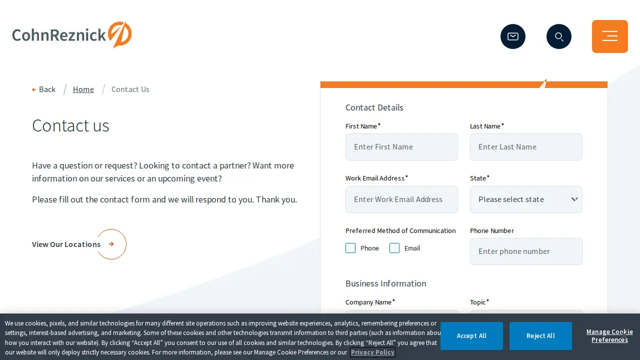 CohnReznick page