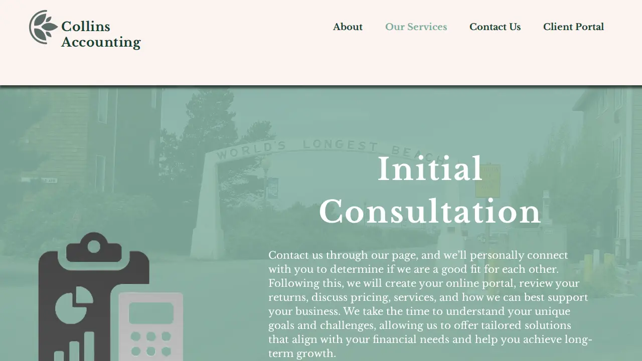 Collins Accounting page