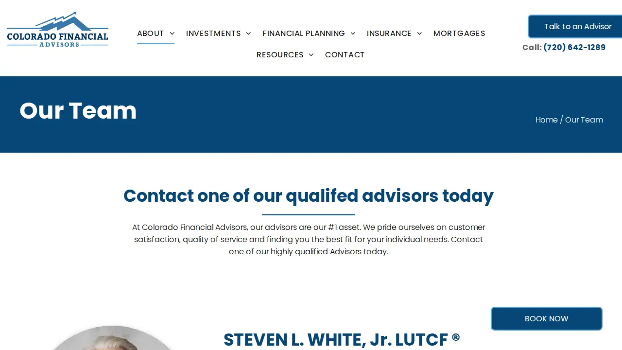 Colorado Financial Advisors page