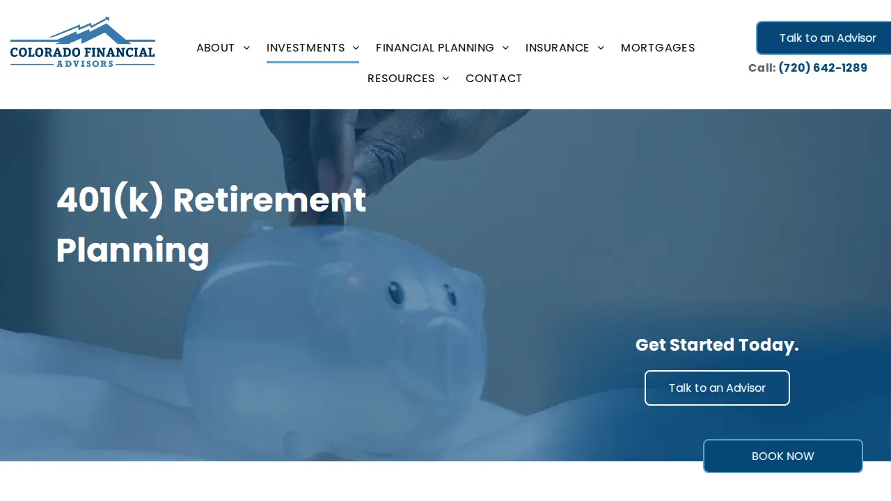 Colorado Financial Advisors page