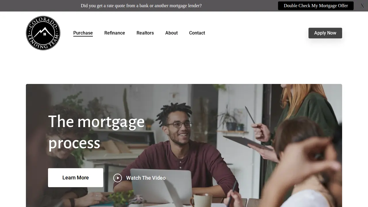 Colorado Lending Team page