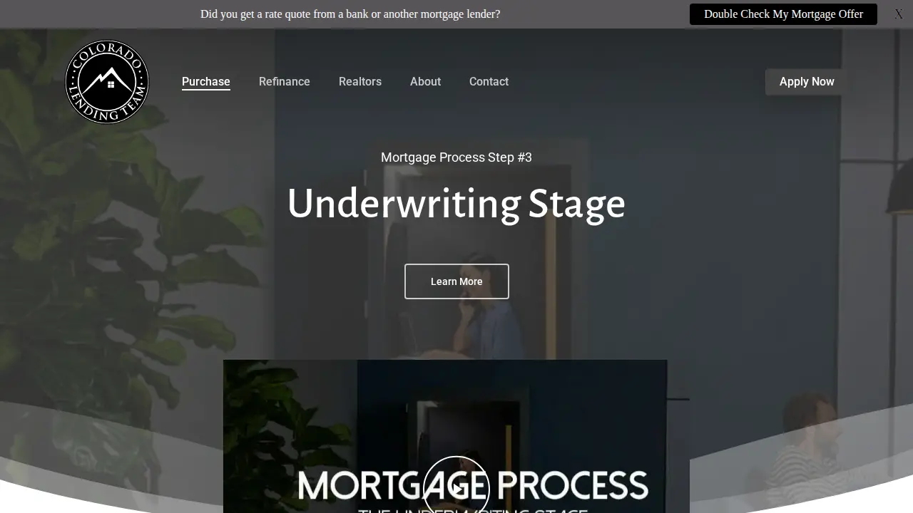 Colorado Lending Team page