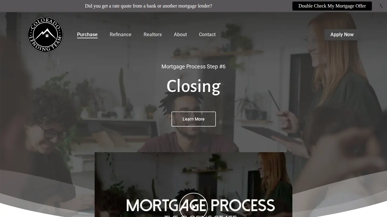 Colorado Lending Team page