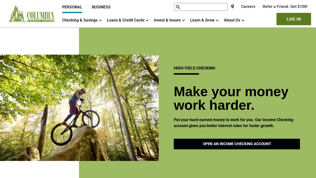 Columbia Credit Union | Downtown page