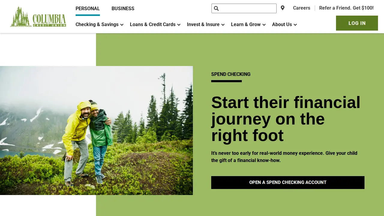 Columbia Credit Union | Downtown page