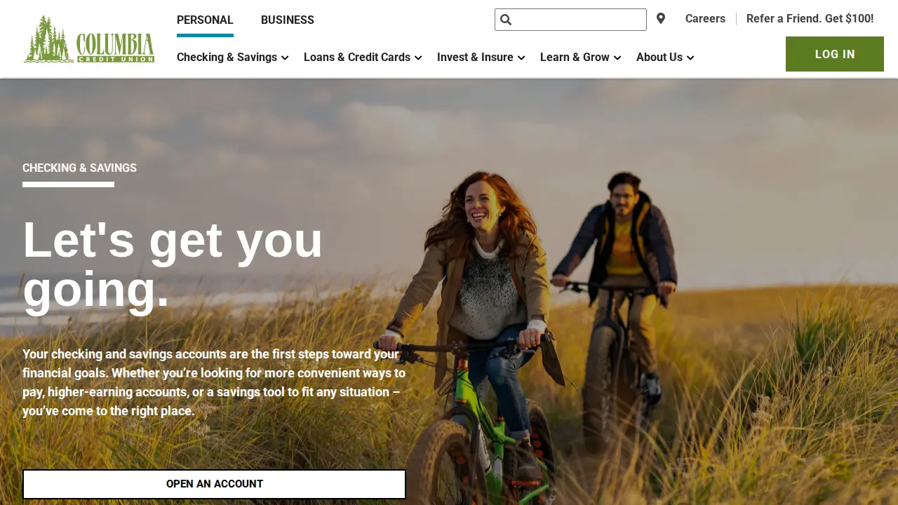 Columbia Credit Union | Downtown page