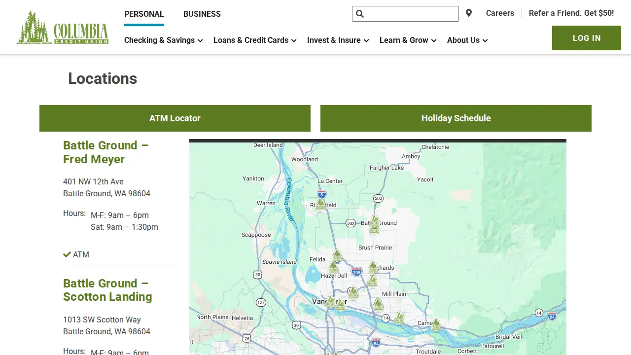 Columbia Credit Union | Salmon Creek