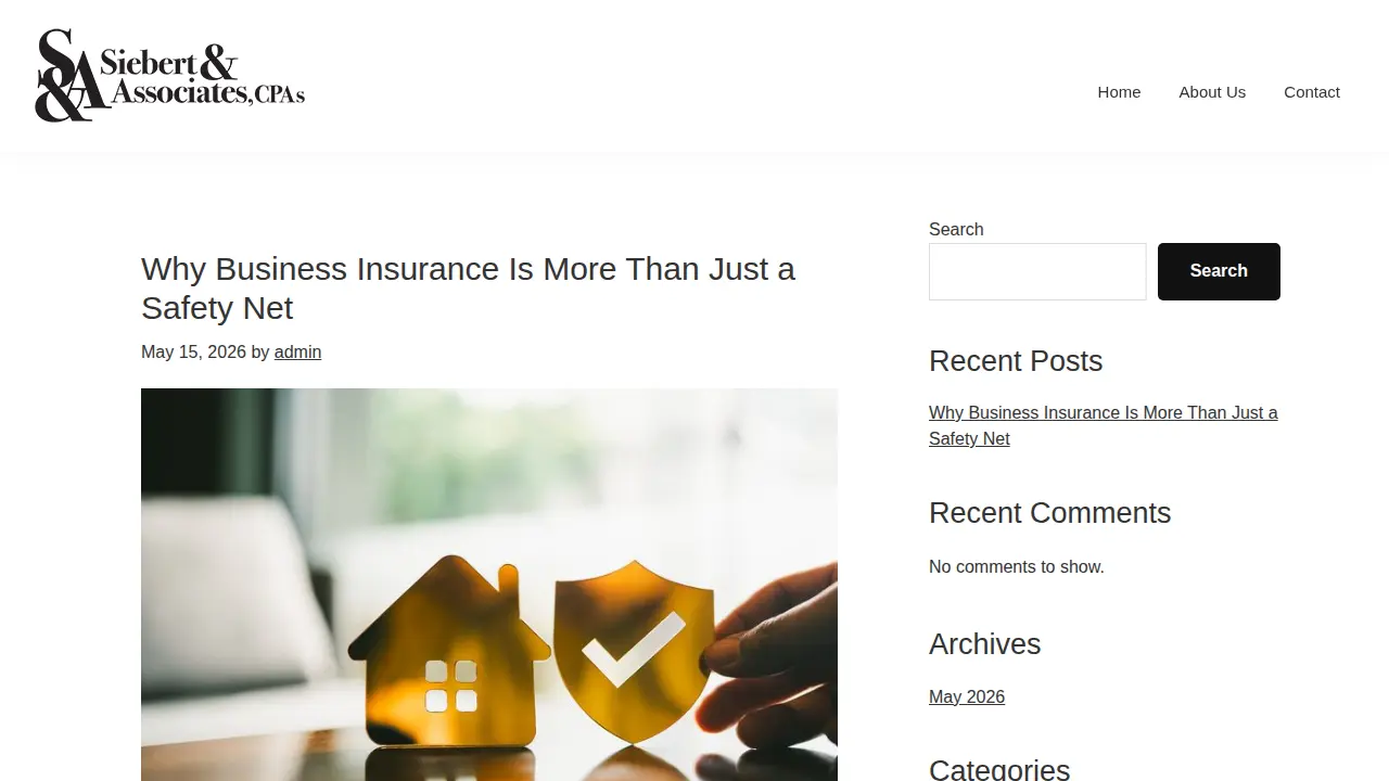 Siebert & Associates, CPAs page