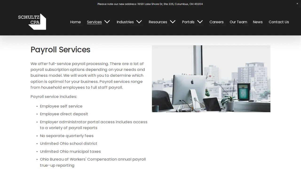 Schultz CPA, LLC page