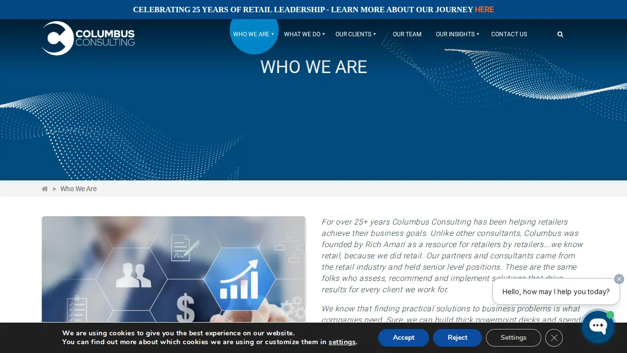Columbus Consulting page
