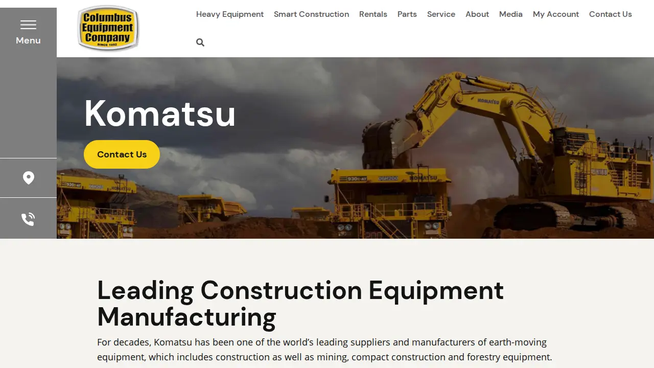 Columbus Equipment Company page
