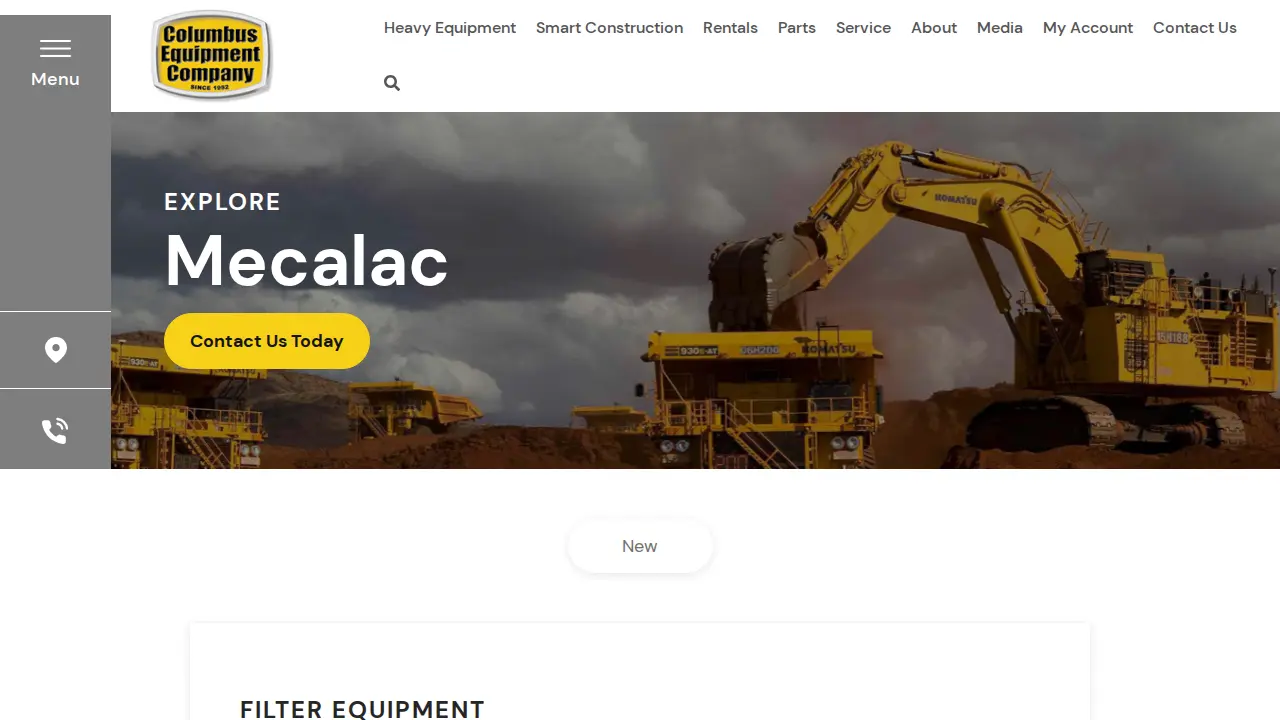 Columbus Equipment Company page