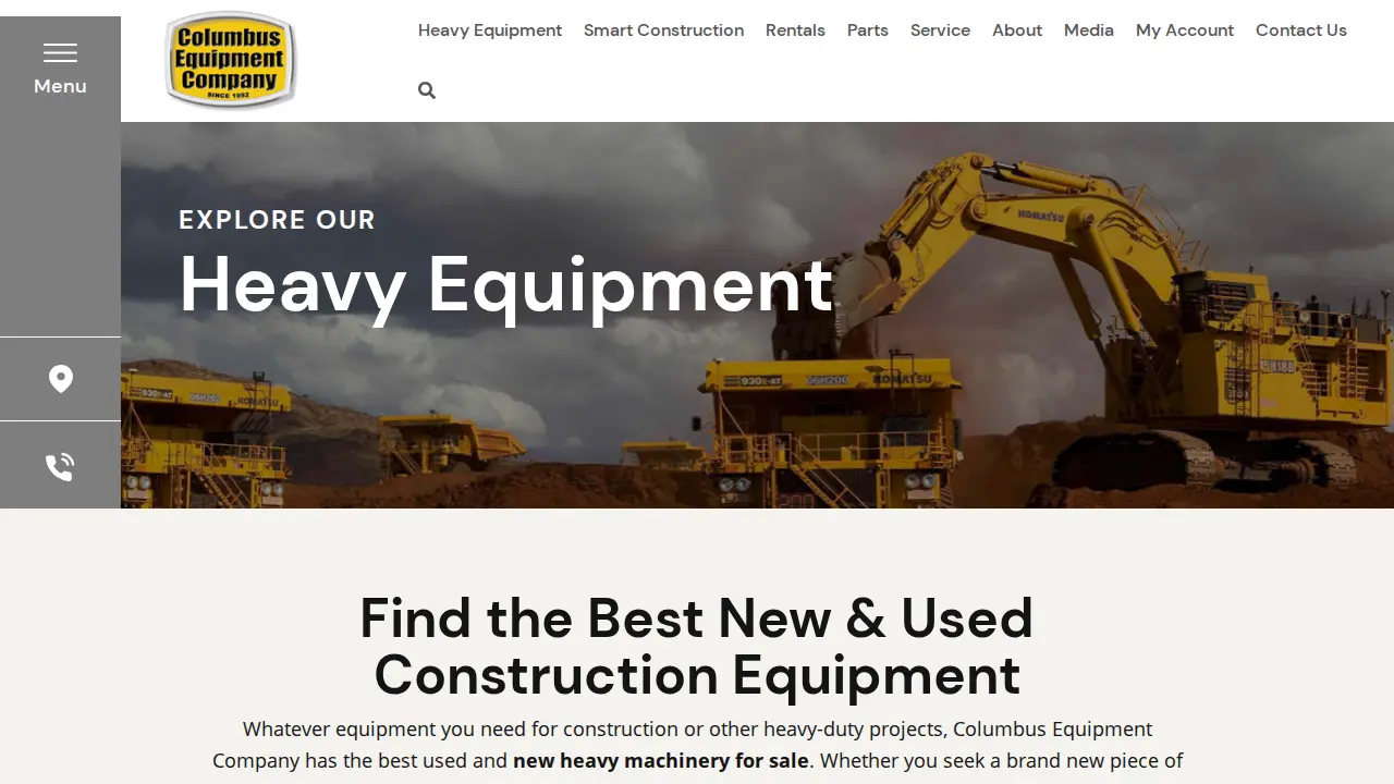 Columbus Equipment Company page