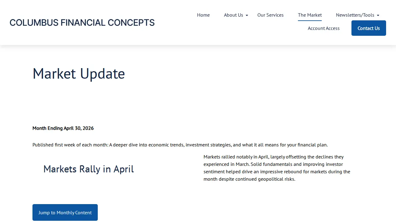 Columbus Financial Concepts page