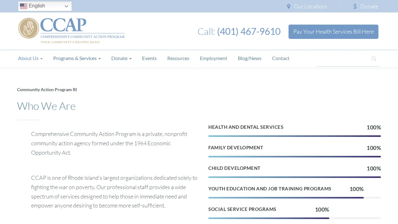 CCAP – Comprehensive Community Action Plan page