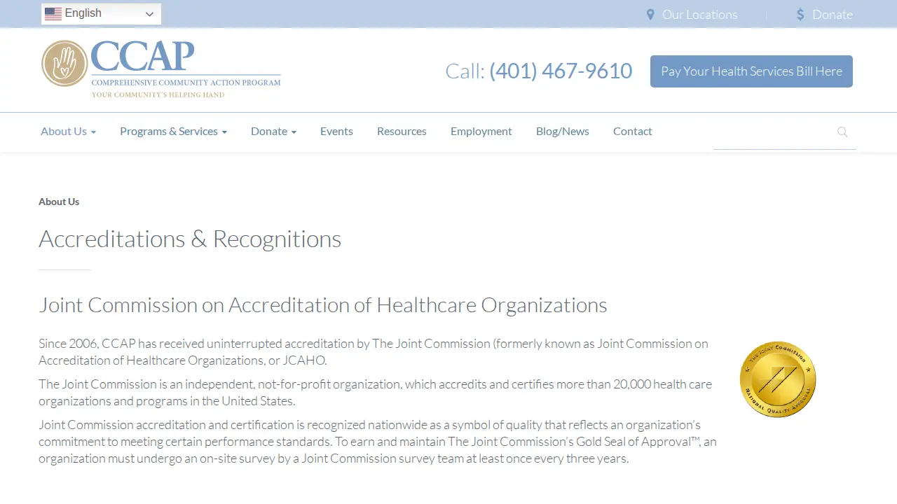 CCAP – Comprehensive Community Action Plan page