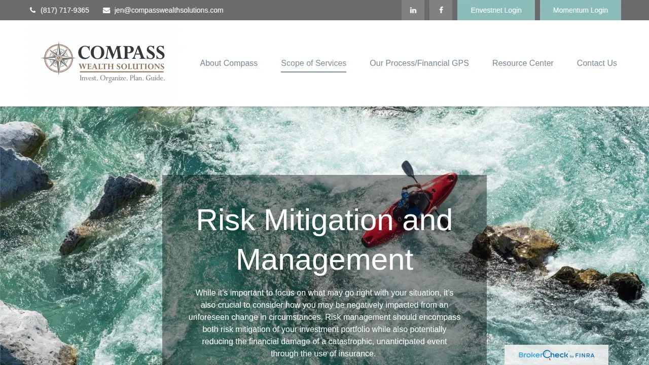 Compass Wealth Solutions page