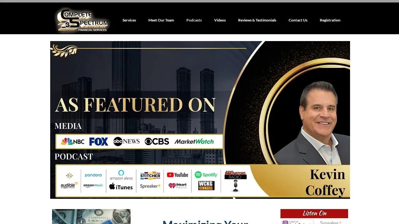 Complete Spectrum Financial Services, LLC. page