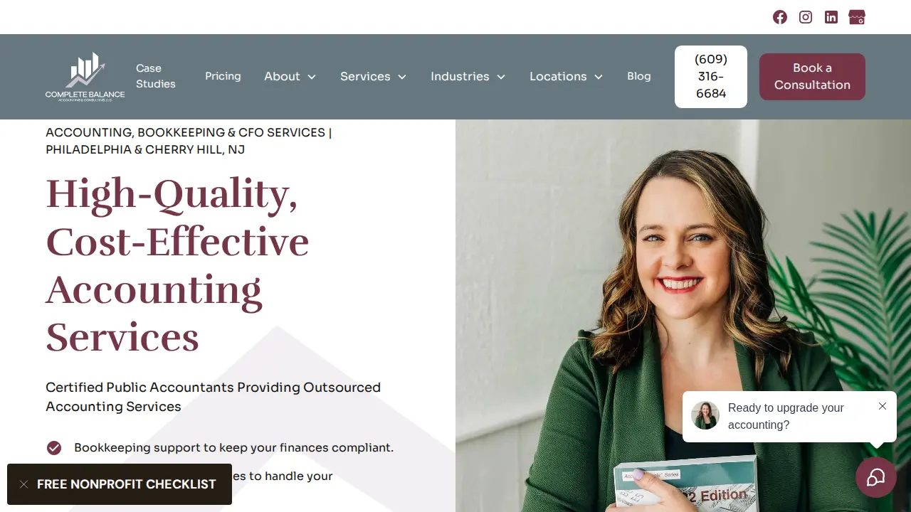 Complete Balance Accounting & Consulting page