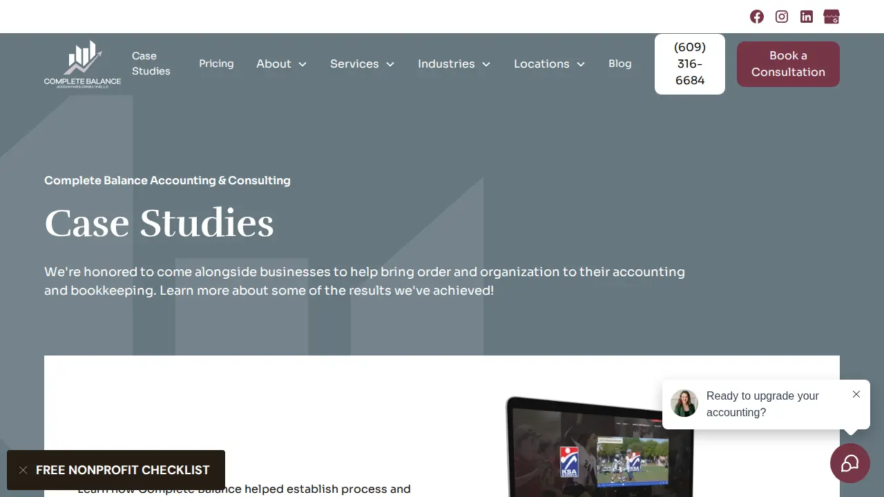 Complete Balance Accounting & Consulting page